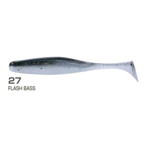 OWNER Виброхвост Juster Shad JRS-105 4.2" #27 Flash Bass 10.5см 7шт