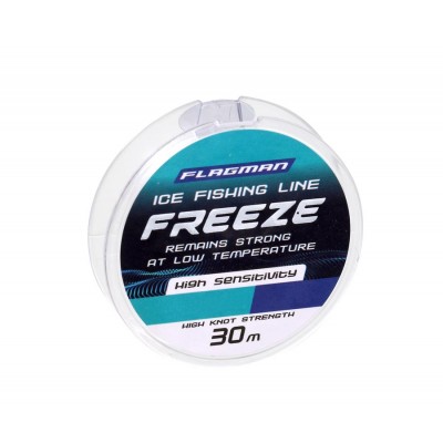 FLAGMAN Леска Freeze Ice Fishing Line 30м 0,074мм 0,45кг