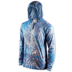 VEDUTA Худи Air серия UPF50+ Reptile Skin Blue 2XL мужская