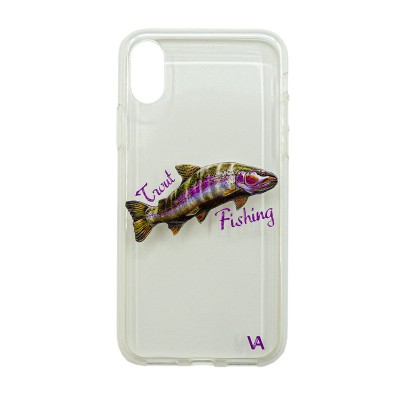 VEDUTA Чехол силиконовый iPhone X Trout Fishing