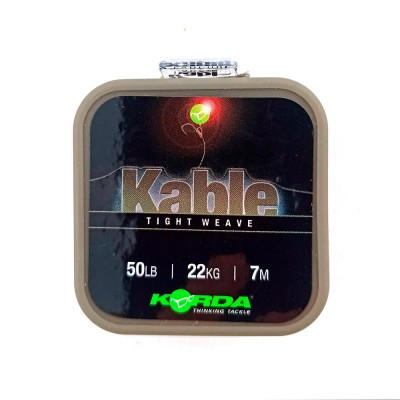 KORDA Лидкор Kable Tight Weave 7м Kamo