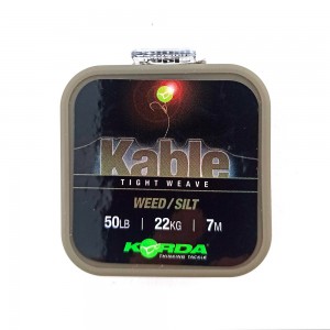 KORDA Лидкор Kable Tight Weave 7м Weed