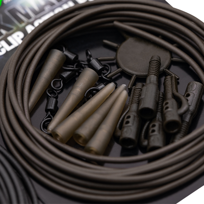 KORDA Набор для монтажа Dark Matter Action Pack Weed