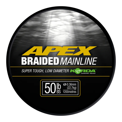 KORDA Шнур Apex braided Mainline 0,36мм 450м