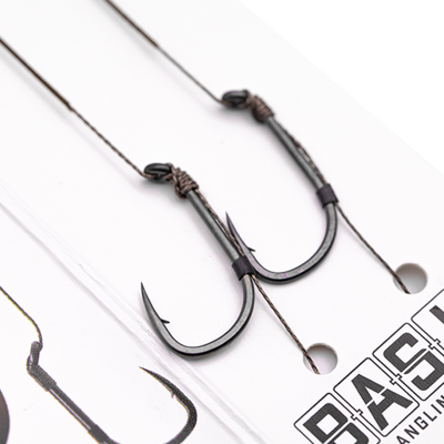 KORDA Поводок готовый Basix Hair Rigs Wide Gape №6 18lb