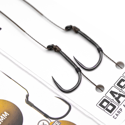 KORDA Поводок готовый Basix Hair Rigs Wide Gape №4 безбородый 25lb