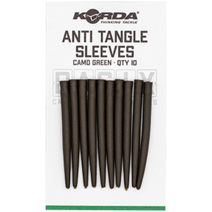 KORDA Противозакручиватель конусный Anti Tangle Sleeves Basix Camo green 10шт