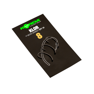 KORDA Крючок Klor №8 с микробородкой 10шт