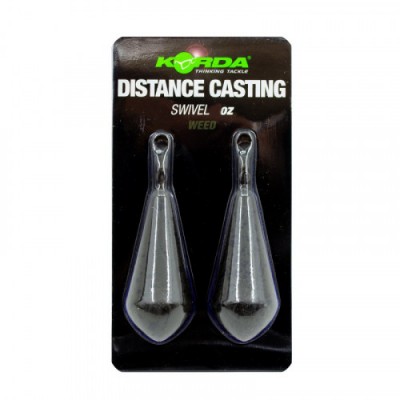 KORDA Грузило Distance Casting Swivel Blister 5,0oz 140г