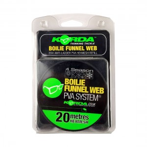 KORDA Сетка PVA запасная Boilie Funnel Web Hexmesh 20м