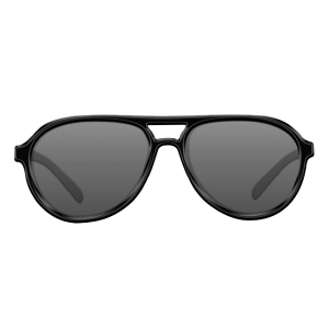 KORDA Очки Sunglasses Aviator Mat Black Frame/Grey lens