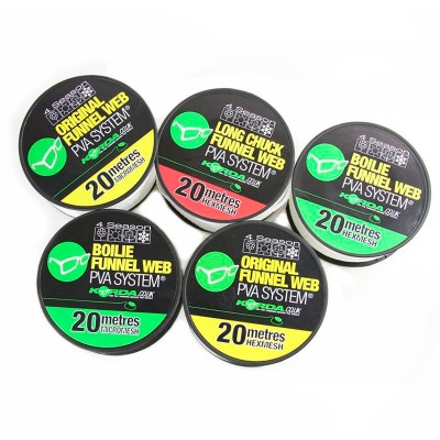 KORDA Сетка PVA запасная Boilie Funnel Web Hexmesh 20м