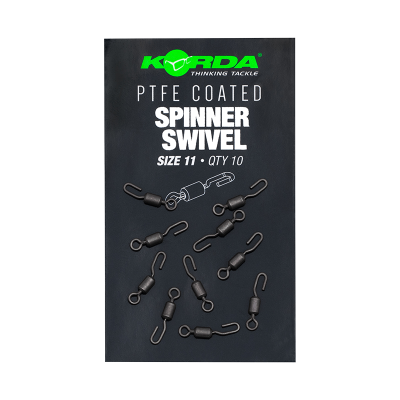 KORDA Вертлюг быстросъемный  PTFE Spinner Swivel №11 8шт