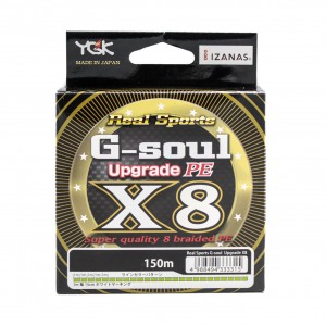 YGK Шнур плетеный G-Soul X8 Upgrade 150м #1.0 22lb