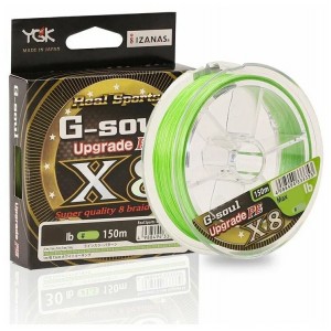 YGK Шнур плетеный G-Soul X8 Upgrade 150м #0.8 16lb