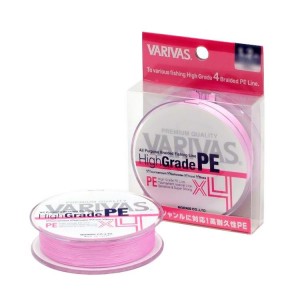 VARIVAS Шнур High Grade PE X4 Milky Pink 150м #0.8