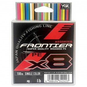 YGK Шнур плетеный Frontier X8 Single 100м #0.8