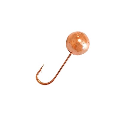 DS FISHING Мормышка свинцовая шар с отверстием 2.95г медь
