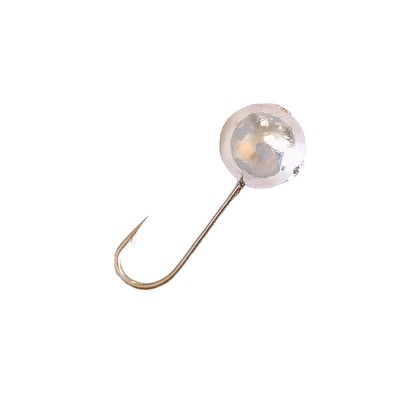 DS FISHING Мормышка свинцовая шар с отверстием 2.95г серебро