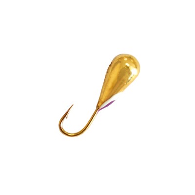 DS FISHING Мормышка свинцовая капля удлиненная 0.75г золото
