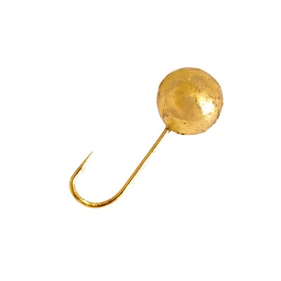 DS FISHING Мормышка свинцовая шар с отверстием 0.83г золото