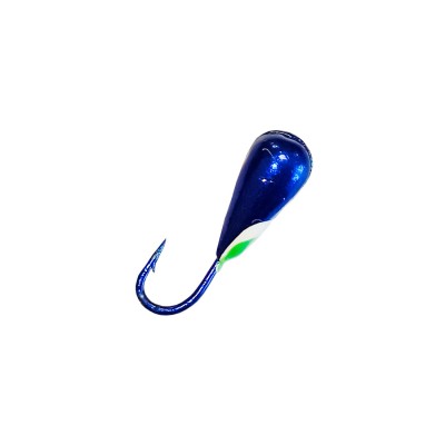 DS FISHING Мормышка свинцовая капля удлиненная 0.75г синий
