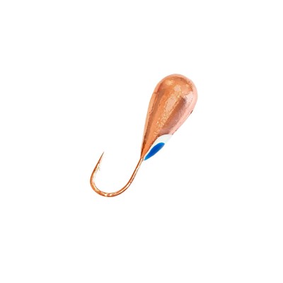 DS FISHING Мормышка свинцовая капля удлиненная 1.95г медь