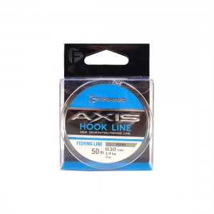 F-FISHING Леска Axis Hook Line Clear 50м 0,10мм 1,4кг/3lb