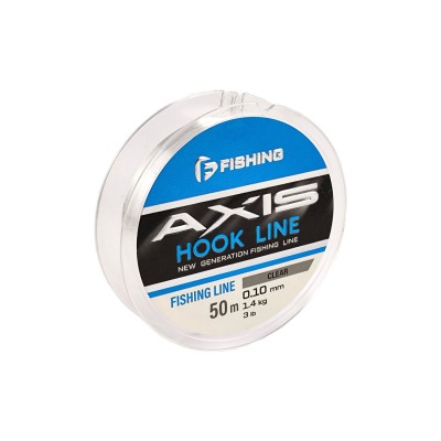 F-FISHING Леска Axis Hook Line Clear 50м 0,10мм 1,4кг/3lb F-FISHING Леска Axis Hook Line Clear 50м 0,10мм 1,4кг/3lb