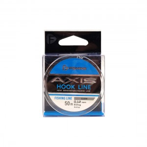 F-FISHING Леска Axis Hook Line Clear 50м 0,12мм 2кг/4,4lb