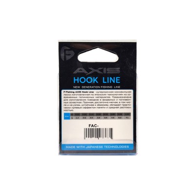 F-FISHING Леска Axis Hook Line Clear 50м 0,14мм 2,6кг/5,7lb F-FISHING Леска Axis Hook Line Clear 50м 0,14мм 2,6кг/5,7lb