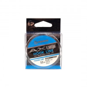 F-FISHING Леска Axis Hook Line Clear 50м 0,18мм 4,5кг/9,9lb