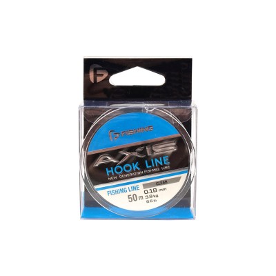 F-FISHING Леска Axis Hook Line Clear 50м 0,18мм 4,5кг/9,9lb F-FISHING Леска Axis Hook Line Clear 50м 0,18мм 4,5кг/9,9lb