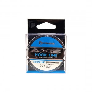 F-FISHING Леска Axis Hook Line Clear 50м 0,22мм 6,2кг/13,7lb