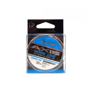 F-FISHING Леска Axis Hook Line Clear 50м 0,25мм 7,5кг/16,6lb