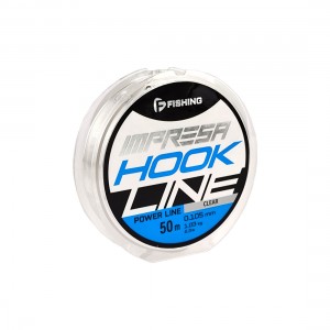 F-FISHING Леска Impresa Hook Line Clear 50м 0,105мм 1,03кг/2,3lb