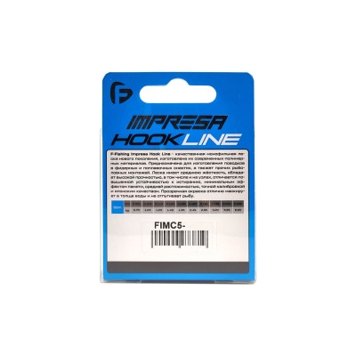 F-FISHING Леска Impresa Hook Line Clear 50м 0,165мм 2,45кг/5,4lb F-FISHING Леска Impresa Hook Line Clear 50м 0,165мм 2,45кг/5,4lb