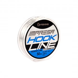 F-FISHING Леска Impresa Hook Line Clear 50м 0,181мм 2,95кг/6,5lb