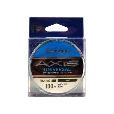 F-FISHING Леска Axis Universal Line Olive 100м 0,20мм 4,5кг/10lb F-FISHING Леска Axis Universal Line Olive 100м 0,20мм 4,5кг/10lb