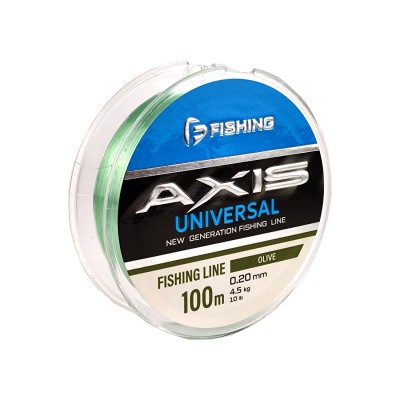 F-FISHING Леска Axis Universal Line Olive 100м 0,20мм 4,5кг/10lb F-FISHING Леска Axis Universal Line Olive 100м 0,20мм 4,5кг/10lb