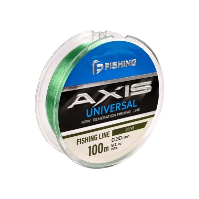 F-FISHING Леска Axis Universal Line Olive 100м 0,30мм 9,1кг/20lb F-FISHING Леска Axis Universal Line Olive 100м 0,30мм 9,1кг/20lb