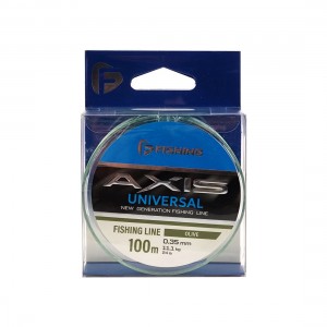 F-FISHING Леска Axis Universal Line Olive 100м 0,35мм 11,1кг/24lb