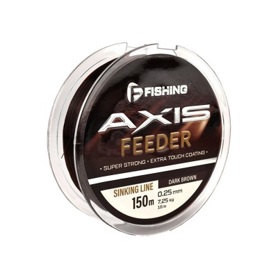 F-FISHING Леска Axis Feeder Line Dark Brown 150м 0,25мм 7,25кг 16lb F-FISHING Леска Axis Feeder Line Dark Brown 150м 0,25мм 7,25кг 16lb