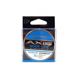 F-FISHING Леска Axis Hook Line Clear 25м 0,14мм 2,15кг 5lb