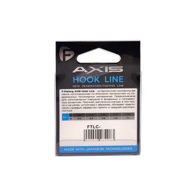 F-FISHING Леска Axis Hook Line Clear 25м 0,14мм 2,15кг 5lb F-FISHING Леска Axis Hook Line Clear 25м 0,14мм 2,15кг 5lb