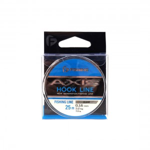 F-FISHING Леска Axis Hook Line Clear 25м 0,16мм 2,5кг 6lb