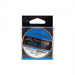 F-FISHING Леска Axis Hook Line Clear 25м 0,20мм 3,85кг 8lb