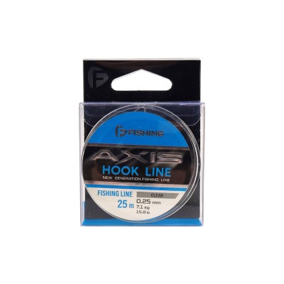 F-FISHING Леска Axis Hook Line Clear 25м 0,25мм 4,65кг 10lb F-FISHING Леска Axis Hook Line Clear 25м 0,25мм 4,65кг 10lb