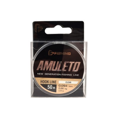 F-FISHING Леска Amuleto Clear 50м 0,094мм 0,86кг/1,9lb
