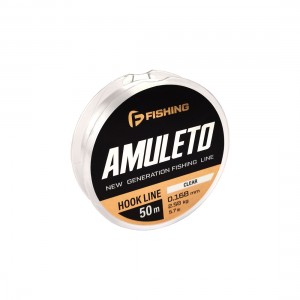 F-FISHING Леска Amuleto Clear 50м 0,168мм 2,58кг/5,7lb